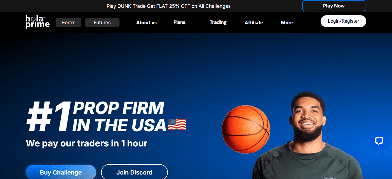 Hola Prime Prop Firm – Fast Payouts & High Profit Sharing for Traders