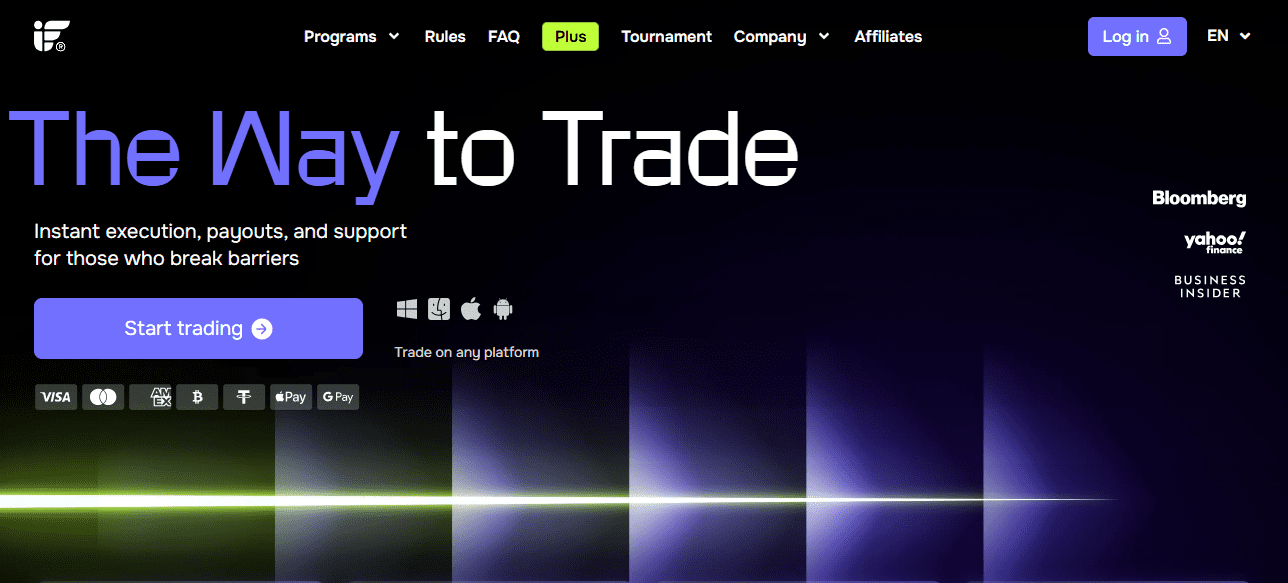 10 Instant funding Prop Firm