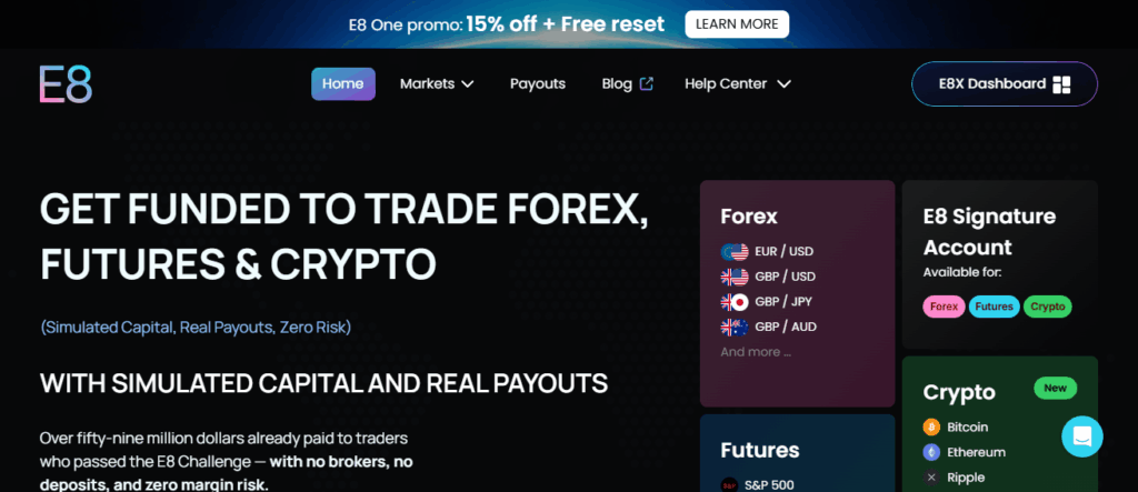 E8 Funding