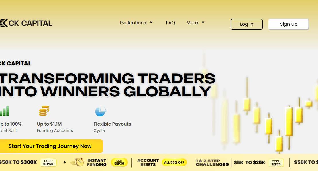 Ck Capital Prop Firm Review – UK-Based Funded Trading Platform