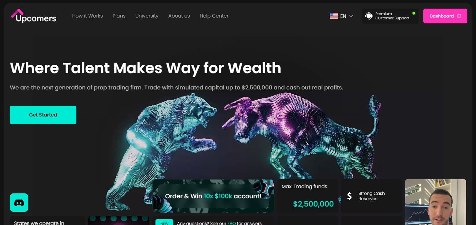 TUpcomers Prop Firm – Trade Funded Accounts with Confidence