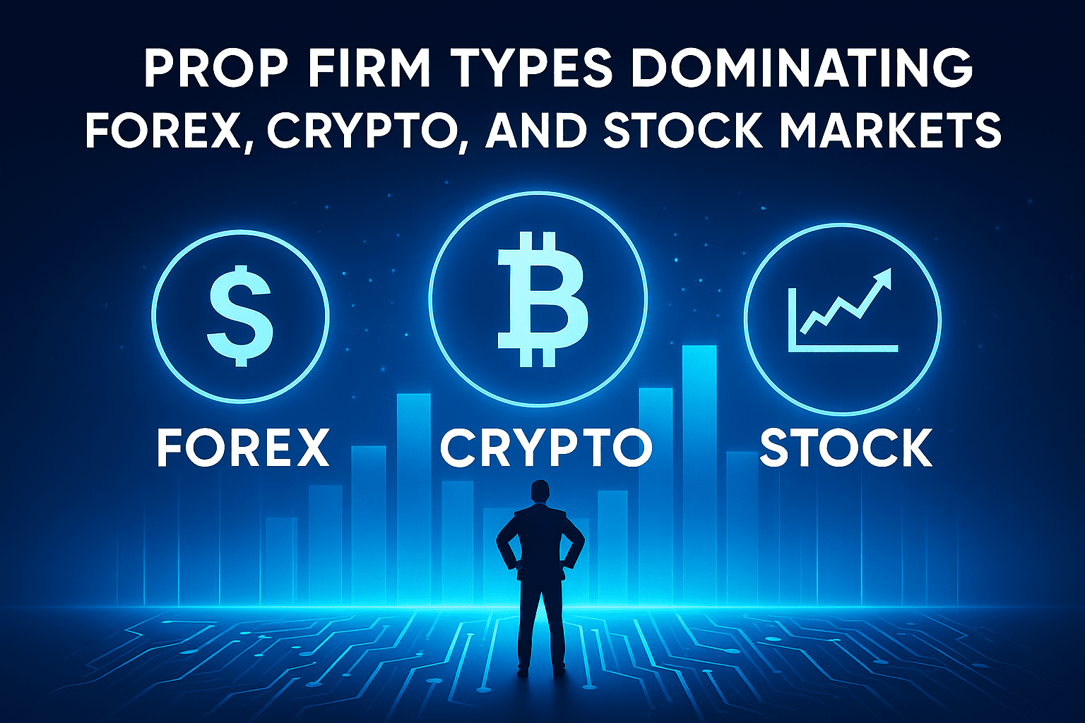 10 Prop Firm Types Dominating Forex, Crypto, and Stock Markets