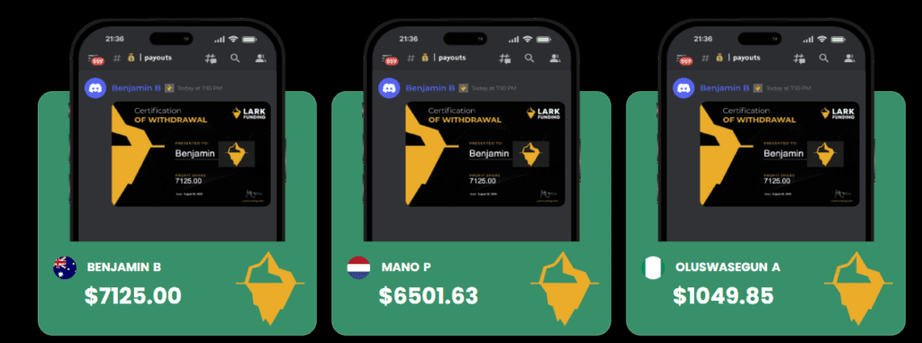 Our Recent Payouts