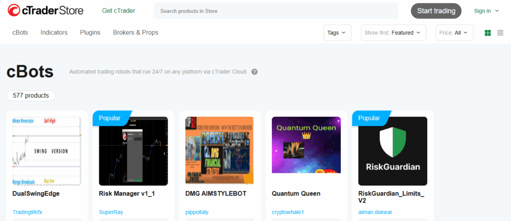 cTrader