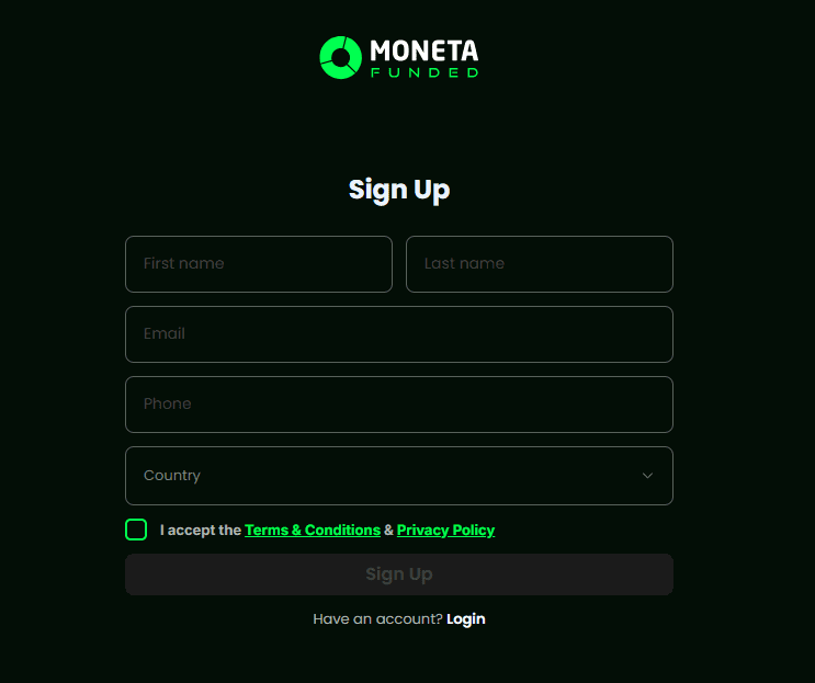 Register Your Account